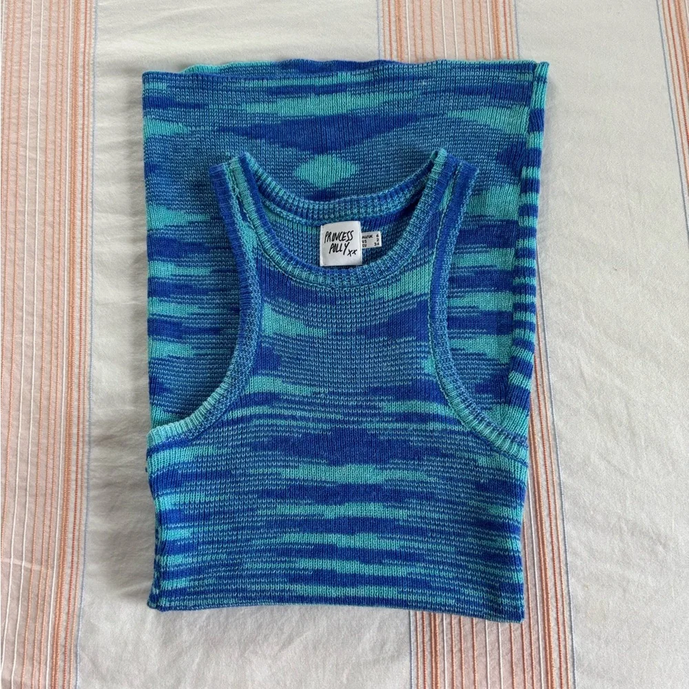 Princess Polly Blue Knit Sweater - Picture 3 of 4